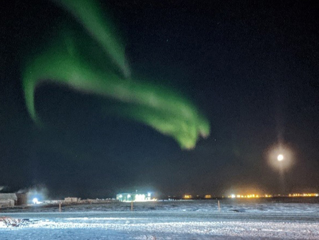 Fieldwork in the Arctic: Curran Coatings North of the Arctic Circle 1 ce20 aurora borealis