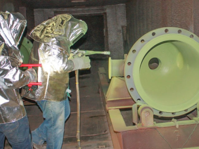 Pressure Vessel Coatings Applied to Client Specification 3 curran hot flock method