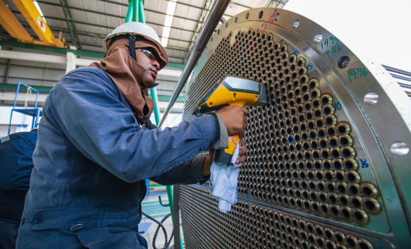 2. Improved Inspection Accuracy Grit Blasting