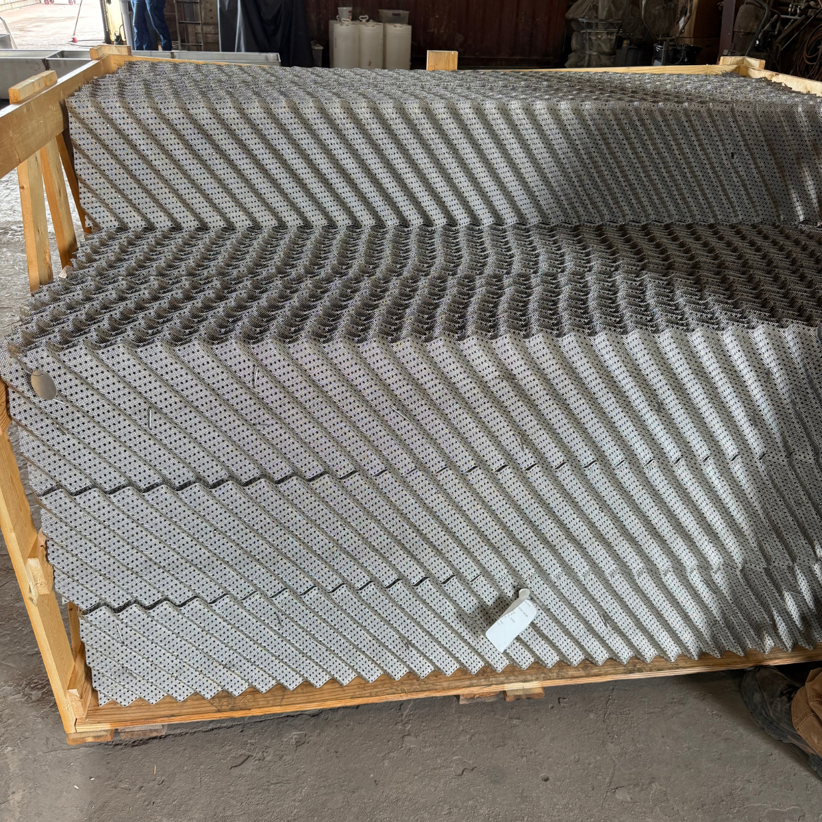 Distillation Column Corrugated Sheet Structured Packing Uncoated