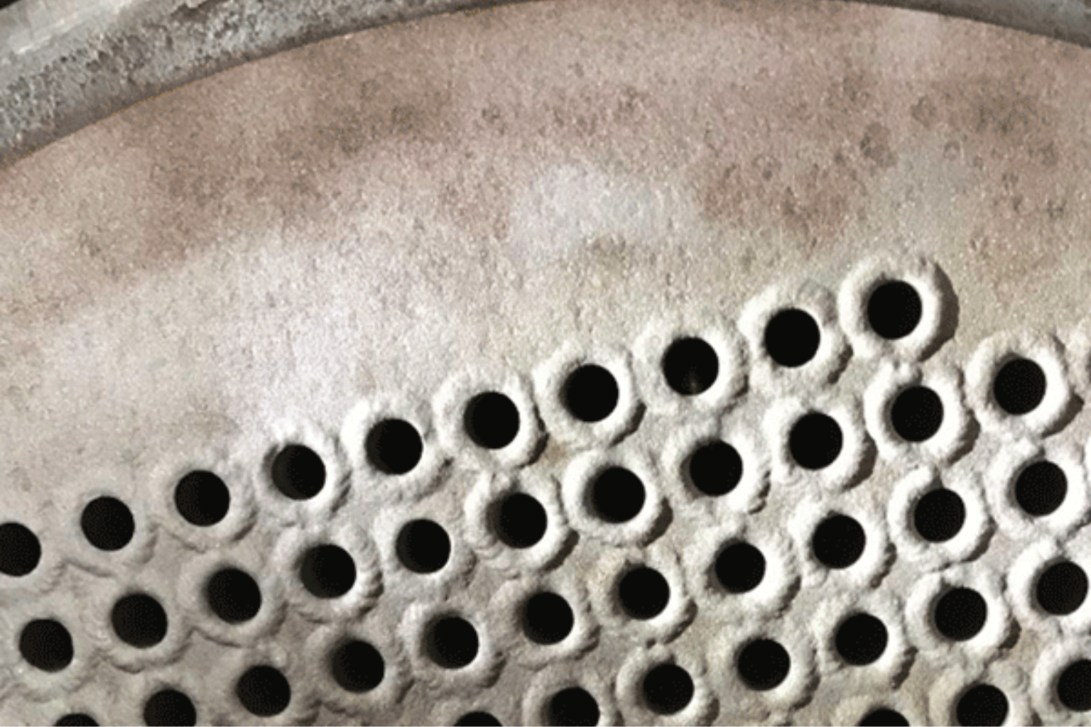 Coated Tubesheet Post Coating removal